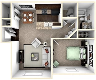 1 bed 1 bath apartment