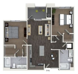 us state themed floor plan | luxury apartments in towson md | the southerly