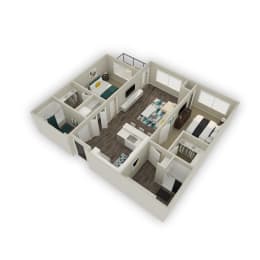 Jubilee Floor Plan at The Zeller, Salt Lake City, 84115