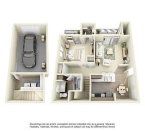  Floor Plan 1B1EG