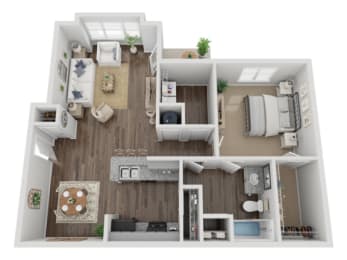 Madison Floor Plan at Elme Eagles Landing, Stockbridge, 30281