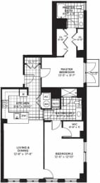 floor plan photo of the evergreens at mahan in tallahassee, fl