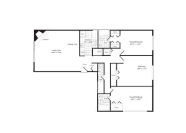 a floor plan of a house at Elme Bethesda, Bethesda, 20814