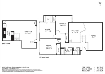  Floor Plan 3B1.5B-Loft