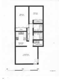 the floor plan of the residence