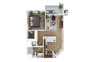Unit 1B at The Park on Washington, Murrieta California