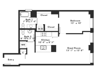 the room basic floor plan