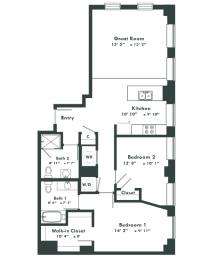 the plan of the ground floor