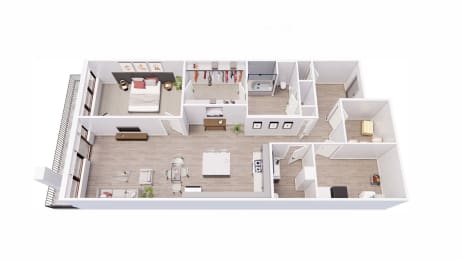 1 bed 1.5 bath at Tesson Ridge, Missouri