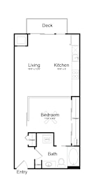 A7 Floor plan at Track 29 Apartments, Minneapolis