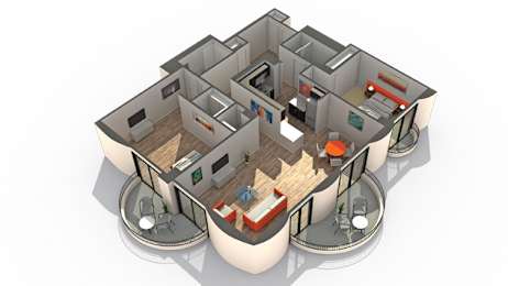 Eleven 89 Floor Plan at ReNew Wheaton Center, Wheaton Illinois