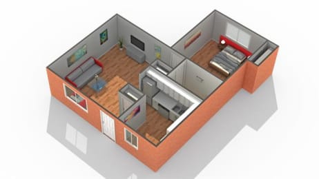 Edgewater Floor Plan at The Hinsdale, Hinsdale, IL, 60521