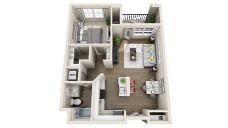 1 bed 1 bath at Arrive Los Carneros Apartments, Goleta