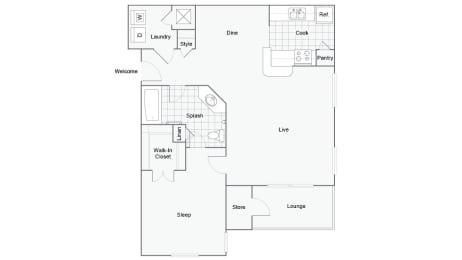 Alexandria Floorplan at ReNew Sugar Hill, Sugar Hill, GA, 30518