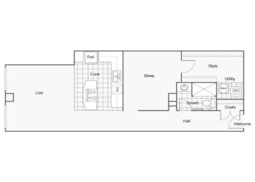 Elsa Floor Plan at ReNew Wichita, Kansas