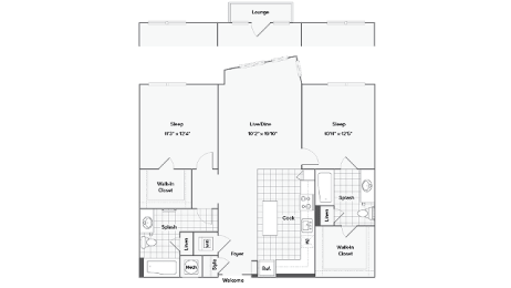 Concord Floor Plan at Arrive Federal Hill, Maryland