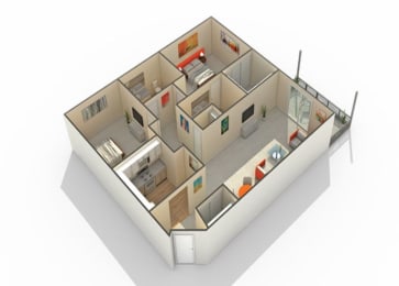 Brookfield1 Floor Plan at The Atwood at Eden Prairie, Minnesota