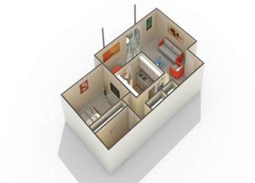 Lenox1 Floor Plan at The Atwood at Eden Prairie, Eden Prairie, Minnesota