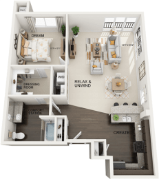 Canterbury Floor Plan at Residences at the Street, Washington, PA