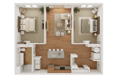 The Hadley Floor Plan at Mallory Ridge, Bloomfield, CT
