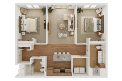 The Hamilton Floor Plan at Mallory Ridge, Bloomfield, 06002