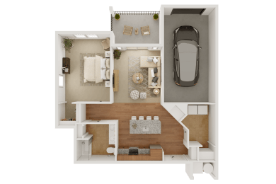 The Simsbury Floor Plan at Mallory Ridge, Bloomfield, Connecticut