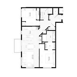 B2 Floorplan at Zest, Minneapolis, MN, 55419