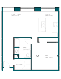 Floor Plan  a blueprint of a floor plan of a house