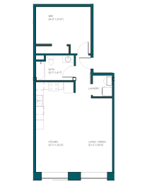 Floor Plan  blueprint of a floor plan of a house