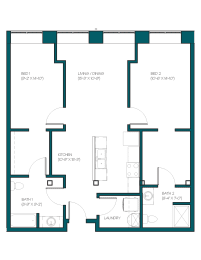 Floor Plan  a blueprint of a floor plan of a house
