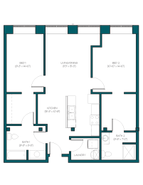 Floor Plan  a blueprint of a floor plan of a house