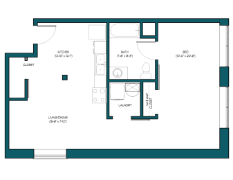 Floor Plan  the floor plan for a small 1830s house