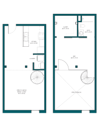 Floor Plan  a blueprint of a floor plan of a house