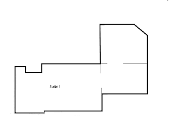 a schematic diagram of a stairwell with a safe door