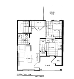 a floor plan of a house
