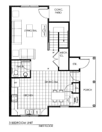 a floor plan of a small house