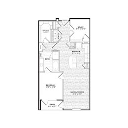 A6D Floorplan at Agave, San Antonio, Texas