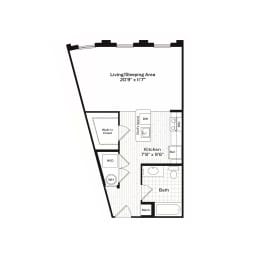 Anchor 2 Floor Plan at Harbor Pointe, New Jersey