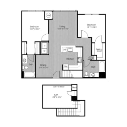 2 bed 2 bath B at Metro 303, New York, 11550