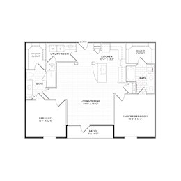 B7 Floorplan at Agave, San Antonio, TX