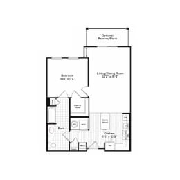 Beacon 2 Floor Plan at Harbor Pointe, Bayonne, NJ, 07002