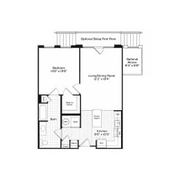 Beacon 4 Floor Plan at Harbor Pointe, Bayonne, 07002