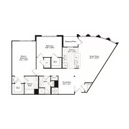 Flagship 9 Floor Plan at Harbor Pointe, New Jersey