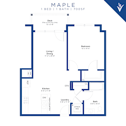 Floor Plan  a floor plan of the maple