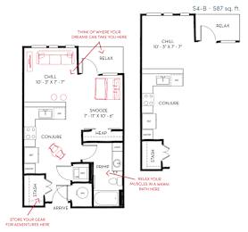 Studio 1 bath E at Regatta Sloans Lake Apartments, Colorado, 80204