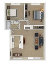 2x1 Floor Plan
