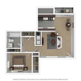 View Willamette Falls Court Apartments Floorplans