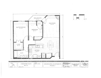 A black and white image of a floor plan for a building.