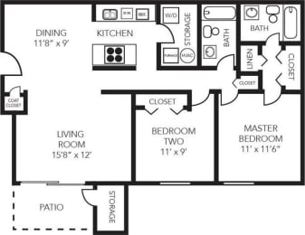  Floor Plan The Willows