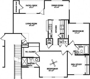  Floor Plan 3 Bedroom